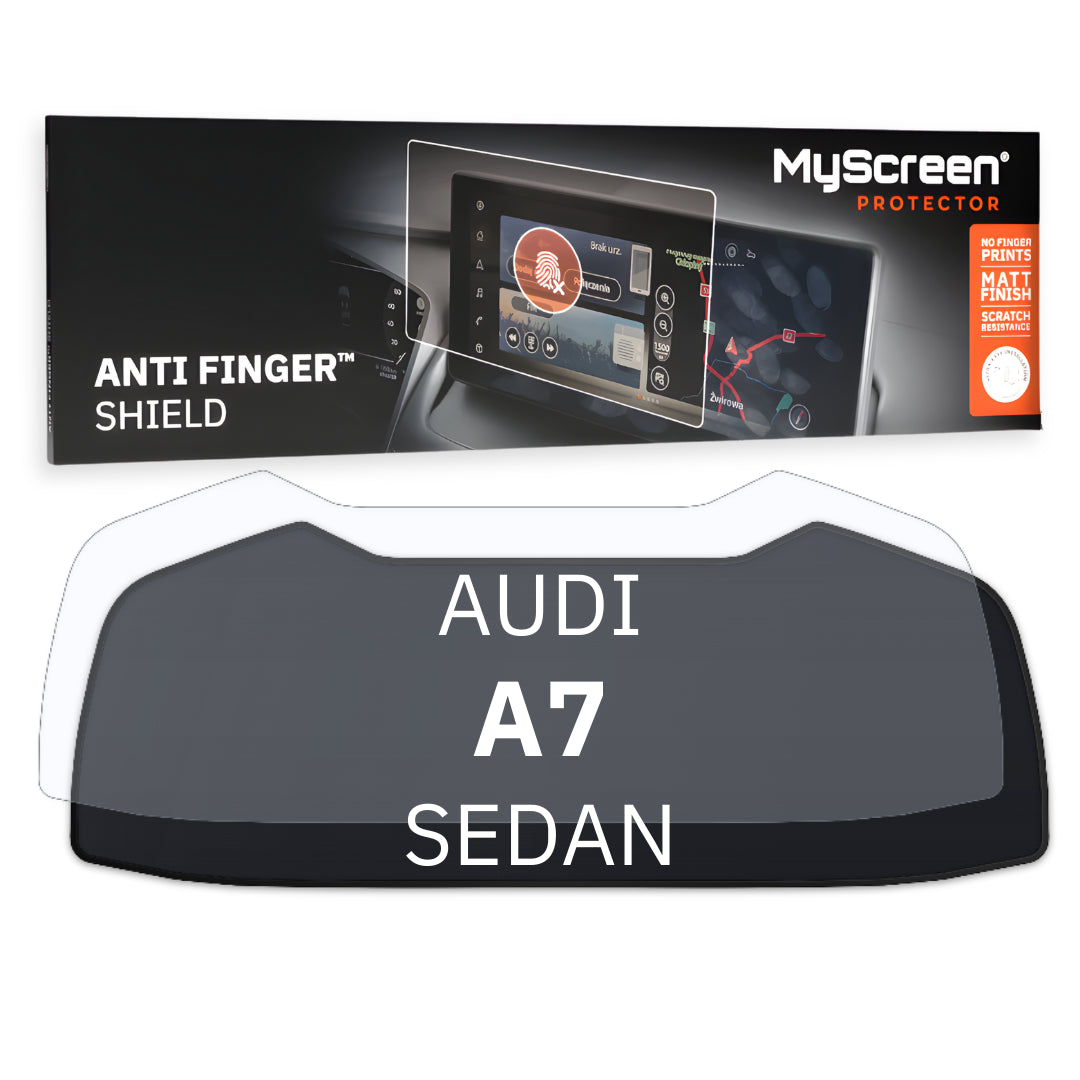 AUDI A7 SEDAN 2019 / 2023 FRONT LEFT SPEEDOMETER 12,3"  - Matowa folia antyodciskowa MyScreen ANTI FINGER SHIELD