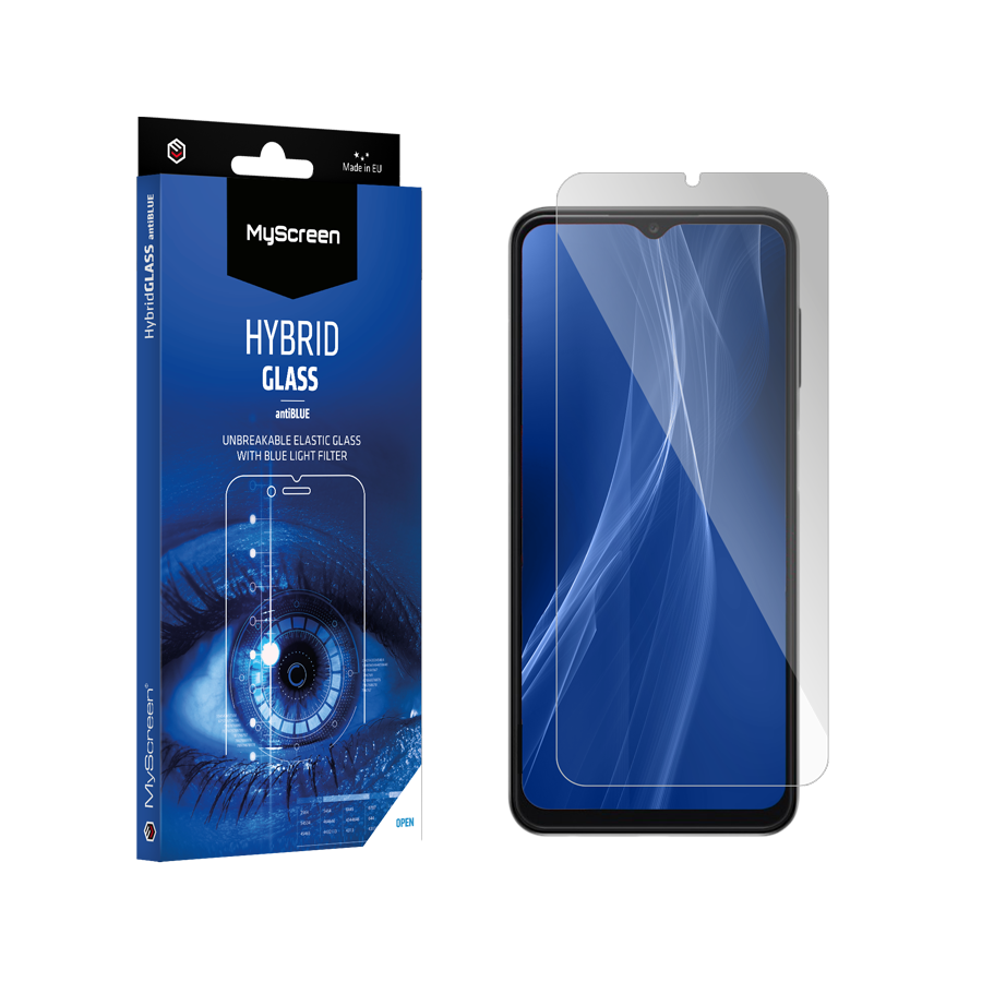 Apple iPhone 17 Pro 6.3" -  Szkło hybrydowe z filtrem światła niebieskiego MyScreen HYBRID GLASS AntiBLUE