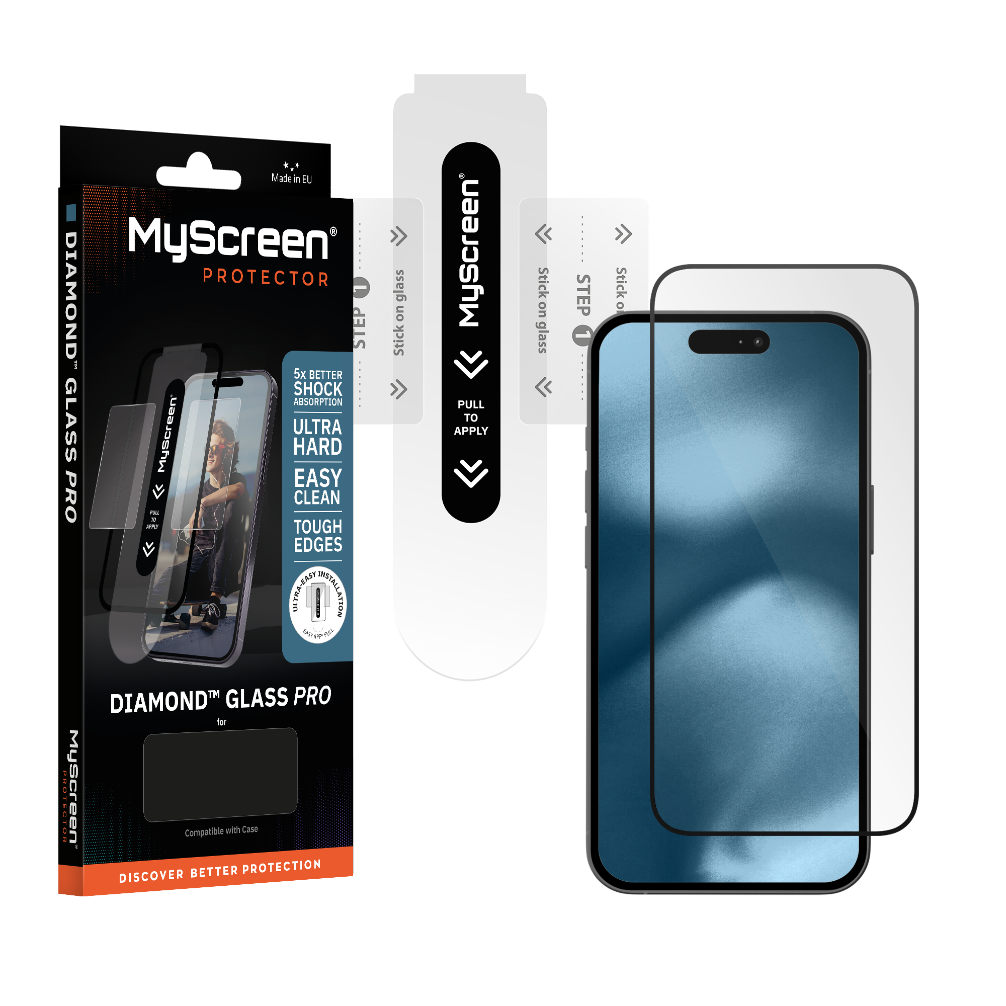 Szkło hartowane do Apple iPhone 15 Pro Max MyScreen DIAMOND GLASS PRO