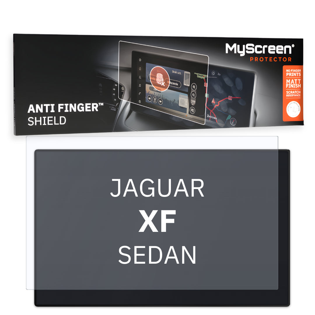 JAGUAR XF SEDAN 2024 / + FRONT CENTRE DASHBOARD 01 11,4" - Matowa folia antyodciskowa MyScreen ANTI FINGER SHIELD