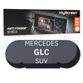 MERCEDES GLC SUV 2019 / 2022 FRONT CENTRE SPEEDOMETER *  - Matowa folia antyodciskowa MyScreen ANTI FINGER SHIELD