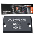 VOLKSWAGEN GOLF KOMBI 2017 / 2020 FRONT CENTRE DASHBOARD 01 6,5" - Matowa folia antyodciskowa MyScreen ANTI FINGER SHIELD