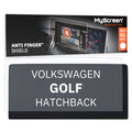 VOLKSWAGEN GOLF HATCHBACK 2019 / + FRONT CENTRE DASHBOARD 01 10,25" - Matowa folia antyodciskowa MyScreen ANTI FINGER SHIELD