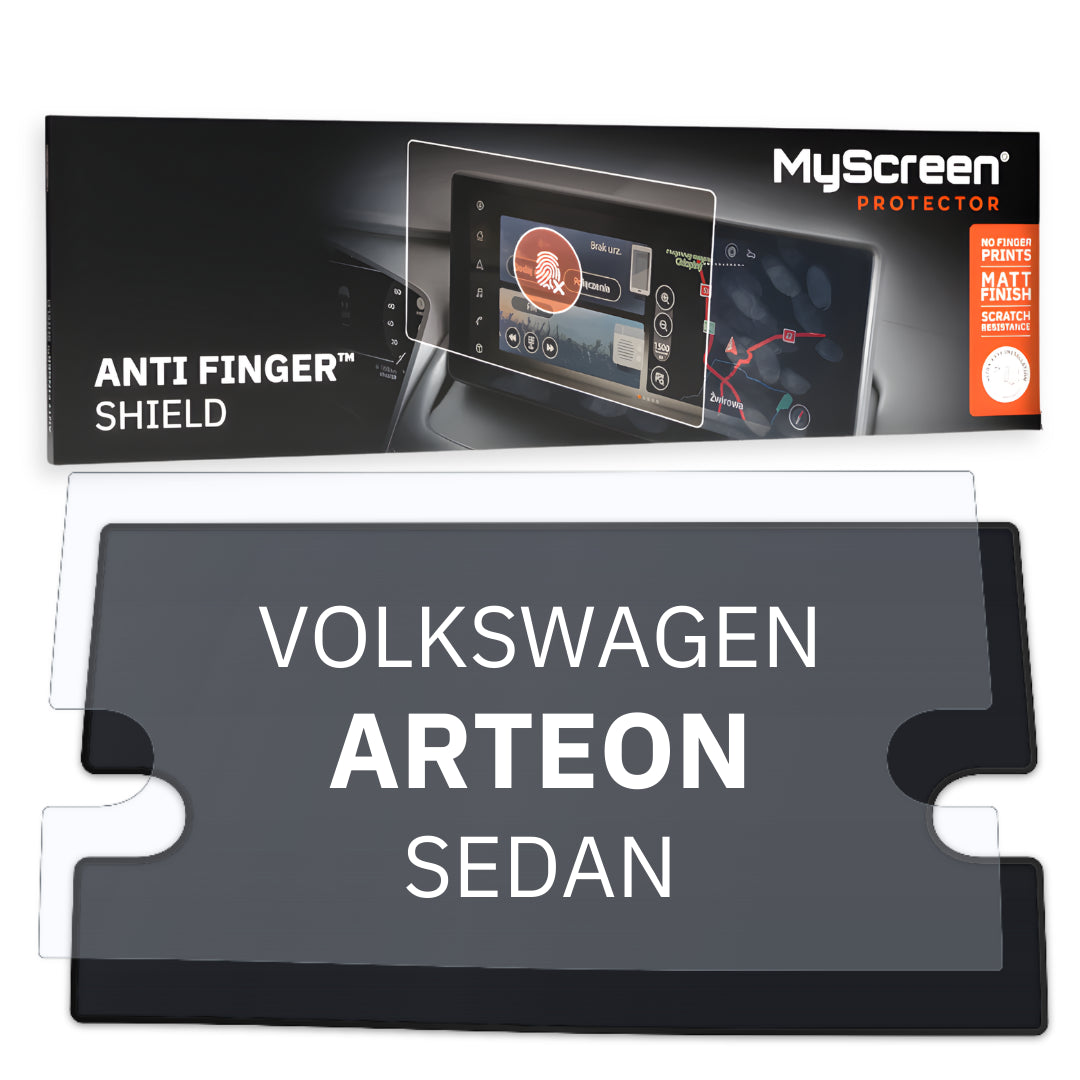 VOLKSWAGEN ARTEON SEDAN 2020 / + FRONT CENTRE DASHBOARD 03 8" - Matowa folia antyodciskowa MyScreen ANTI FINGER SHIELD