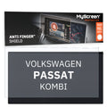 VOLKSWAGEN PASSAT KOMBI 2005 / 2010 FRONT CENTRE DASHBOARD 01 * - Matowa folia antyodciskowa MyScreen ANTI FINGER SHIELD