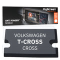 VOLKSWAGEN T-CROSS CROSS 2018 / + FRONT CENTRE DASHBOARD 02 8" - Matowa folia antyodciskowa MyScreen ANTI FINGER SHIELD