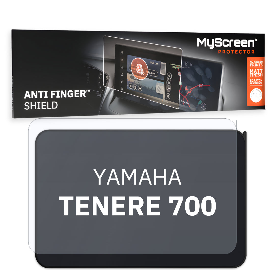 YAMAHA TENERE 700 ND 2023 / + FRONT CENTRE DASHBOARD 01 *  - Matowa folia antyodciskowa MyScreen ANTI FINGER SHIELD