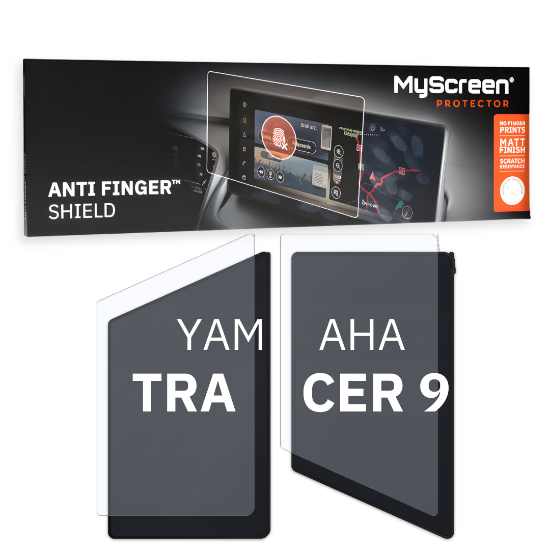 YAMAHA TRACER 9 GT ND 2021 / + FRONT CENTRE DASHBOARD 01 *  - Matowa folia antyodciskowa MyScreen ANTI FINGER SHIELD
