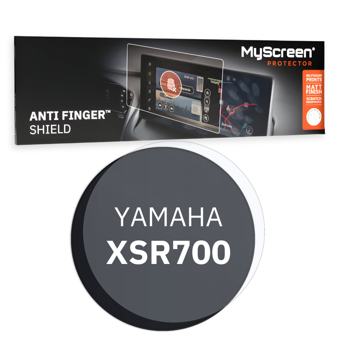 YAMAHA XSR700 ND 2022 / + FRONT CENTRE DASHBOARD 01 *  - Matowa folia antyodciskowa MyScreen ANTI FINGER SHIELD