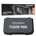 TRIUMPH TIGER 900 GT (PRO) ND 2020 / + FRONT CENTRE DASHBOARD 01 *  - Matowa folia antyodciskowa MyScreen ANTI FINGER SHIELD