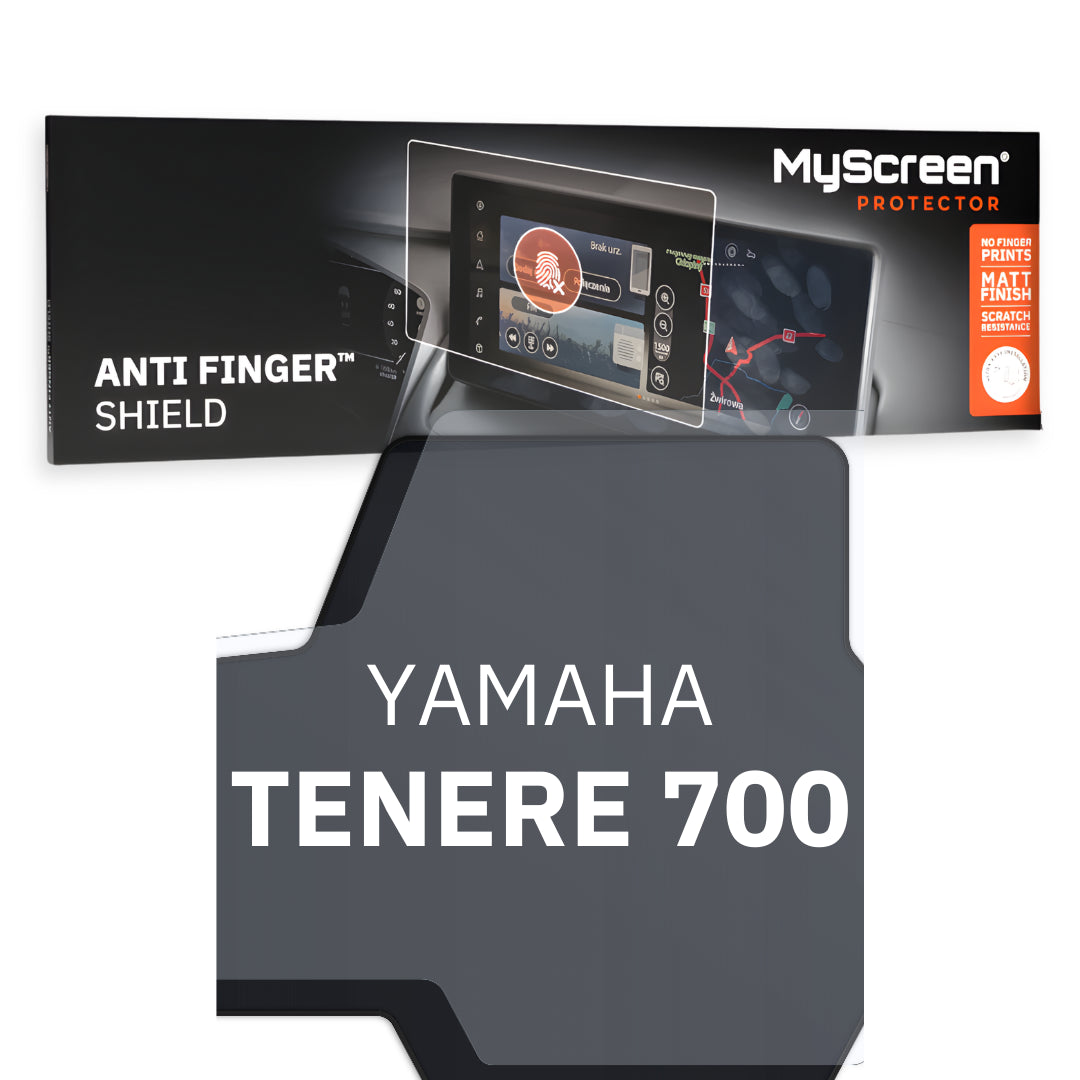 YAMAHA TENERE 700 ND 2019 / 2022 FRONT CENTRE DASHBOARD 01 *  - Matowa folia antyodciskowa MyScreen ANTI FINGER SHIELD