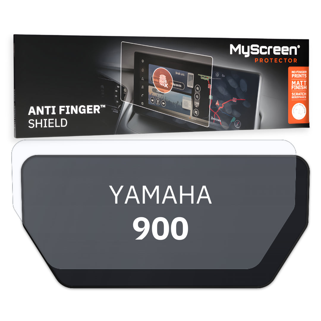 YAMAHA 900 TRACER GT ND 2018 / 2020 FRONT CENTRE DASHBOARD 01 *  - Matowa folia antyodciskowa MyScreen ANTI FINGER SHIELD