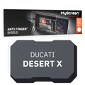 DUCATI DESERT X ND 2022 / + FRONT CENTRE DASHBOARD 01 *  - Matowa folia antyodciskowa MyScreen ANTI FINGER SHIELD