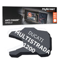 DUCATI MULTISTRADA 1200 ND 2018 / + FRONT CENTRE DASHBOARD 01 *  - Matowa folia antyodciskowa MyScreen ANTI FINGER SHIELD
