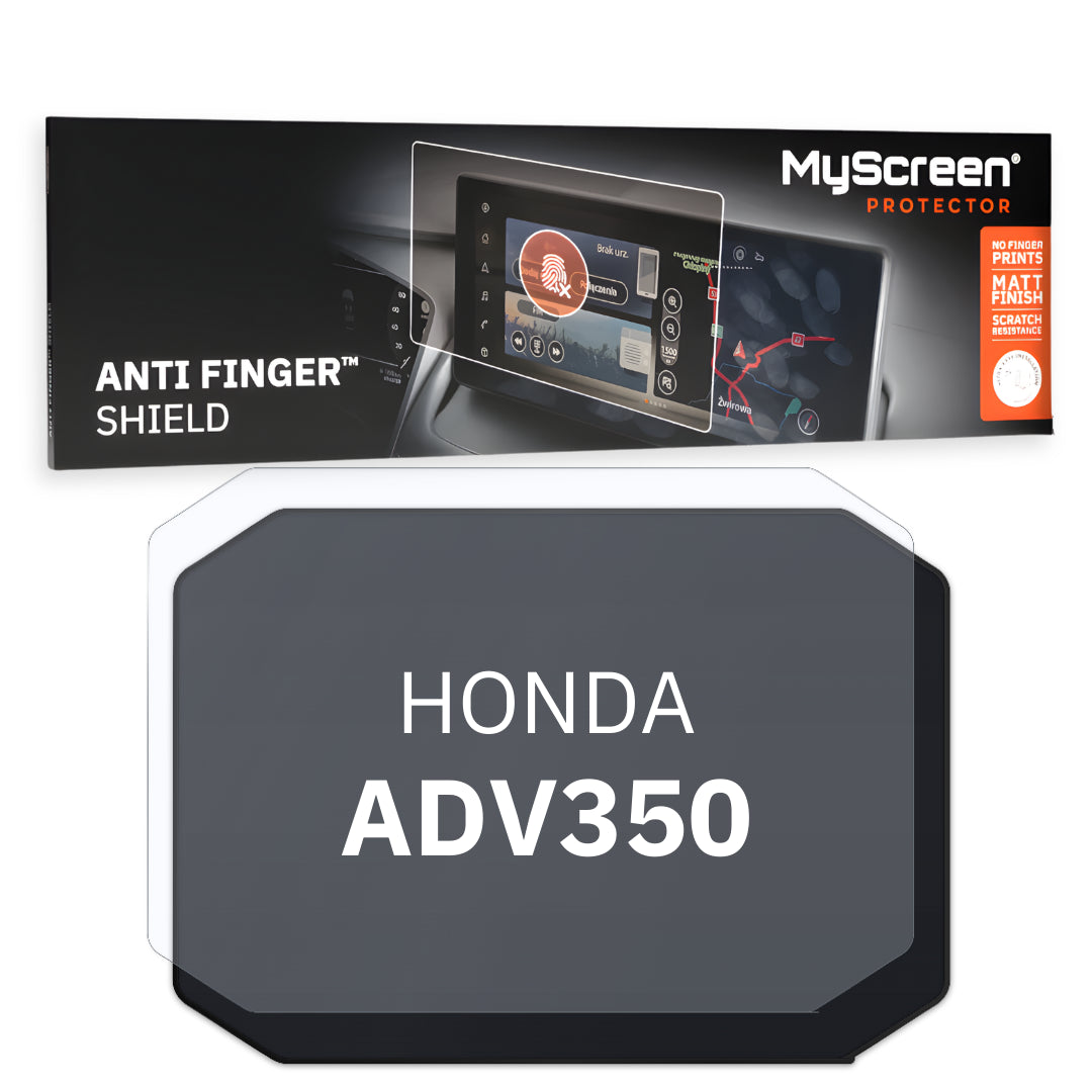 HONDA ADV350 ND 2022 / + FRONT CENTRE DASHBOARD 01 *  - Matowa folia antyodciskowa MyScreen ANTI FINGER SHIELD