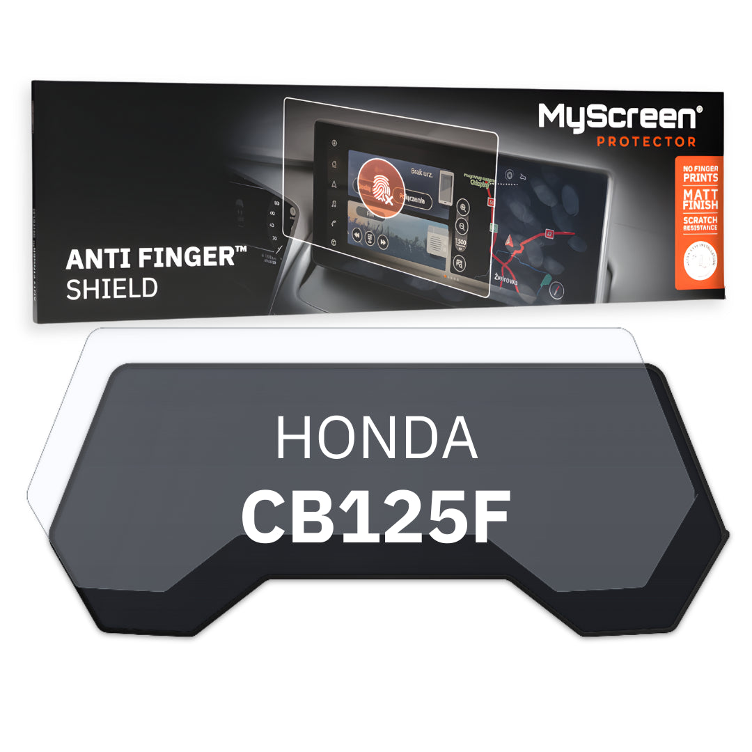 HONDA CB125F ND 2015 / + FRONT CENTRE DASHBOARD 01 *  - Matowa folia antyodciskowa MyScreen ANTI FINGER SHIELD