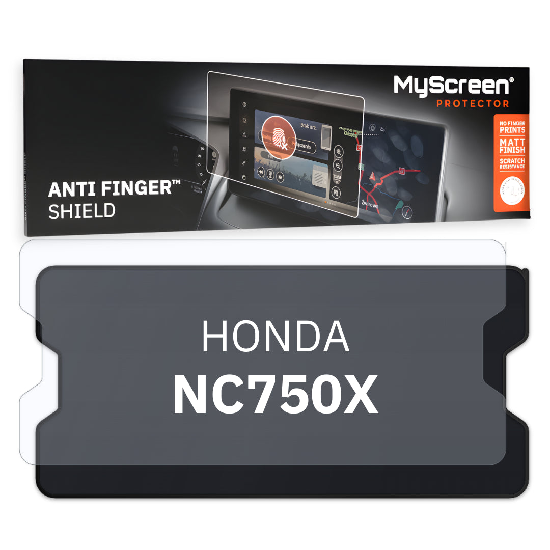 HONDA NC750X ND 2021 / + FRONT CENTRE DASHBOARD 01 *  - Matowa folia antyodciskowa MyScreen ANTI FINGER SHIELD