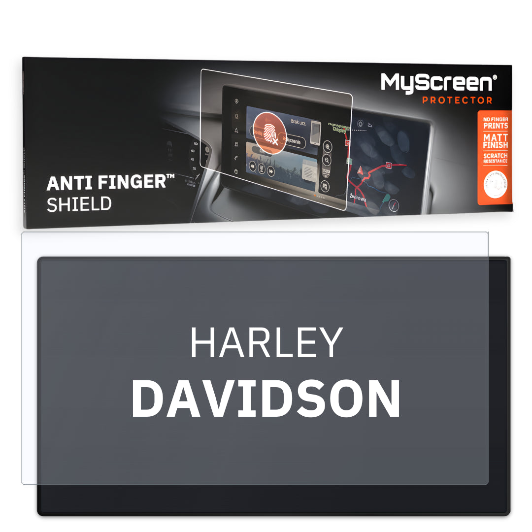 HARLEY DAVIDSON ROAD GLIDE ULTRA ND 2015 / 2015 FRONT CENTRE DASHBOARD 01 6,5"  - Matowa folia antyodciskowa MyScreen ANTI FINGE