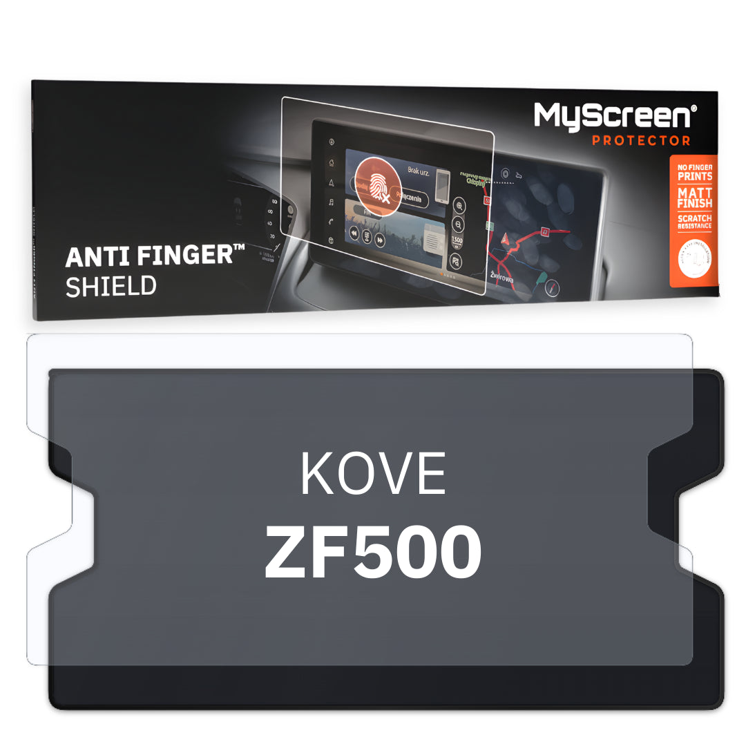 KOVE ZF500 ND 2023 / + FRONT CENTRE DASHBOARD 01 *  - Matowa folia antyodciskowa MyScreen ANTI FINGER SHIELD