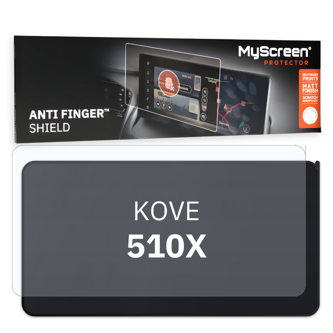 KOVE 510X ND 2023 / + FRONT CENTRE DASHBOARD 01 *  - Matowa folia antyodciskowa MyScreen ANTI FINGER SHIELD