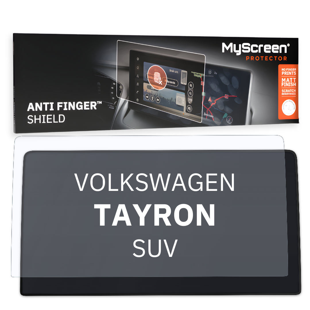 VOLKSWAGEN Tayron (Life) SUV 2024 / + FRONT CENTRE DASHBOARD 02 * - Matowa folia antyodciskowa MyScreen ANTI FINGER SHIELD