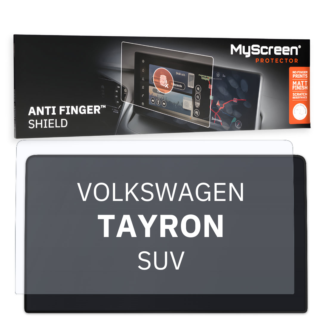 VOLKSWAGEN Tayron (Life Plus) SUV 2024 / + FRONT CENTRE DASHBOARD 01 *  - Matowa folia antyodciskowa MyScreen ANTI FINGER SHIELD