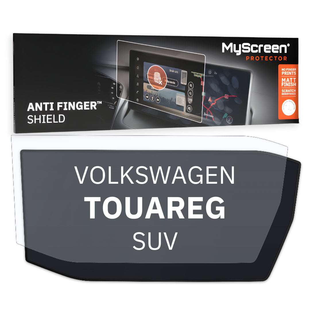 VOLKSWAGEN Touareg (Elegance) SUV 2023 / + FRONT CENTRE DASHBOARD 01 12" - Matowa folia antyodciskowa MyScreen ANTI FINGER SHIEL
