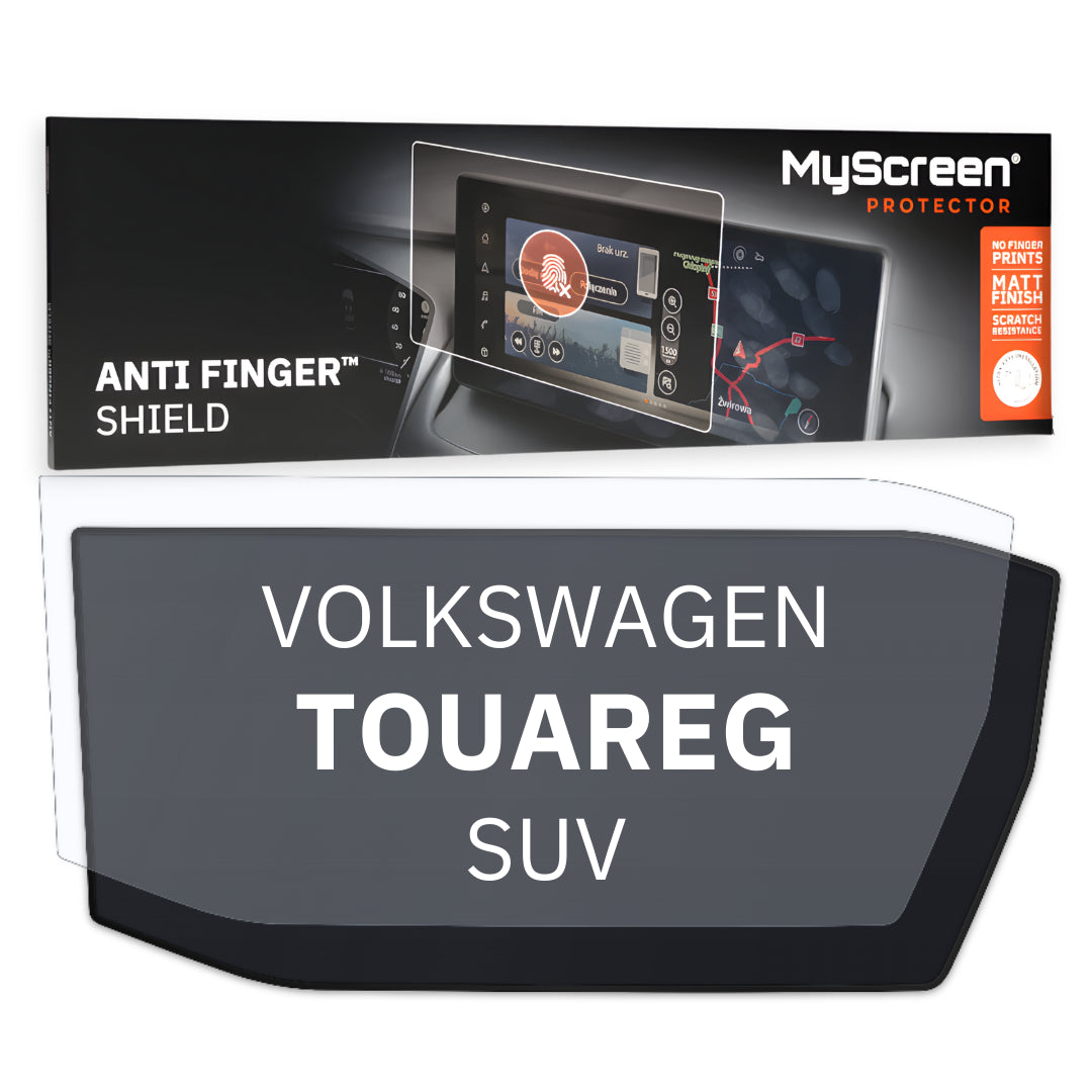 VOLKSWAGEN Touareg (R-Line) SUV 2023 / + FRONT CENTRE DASHBOARD 01 12" - Matowa folia antyodciskowa MyScreen ANTI FINGER SHIELD