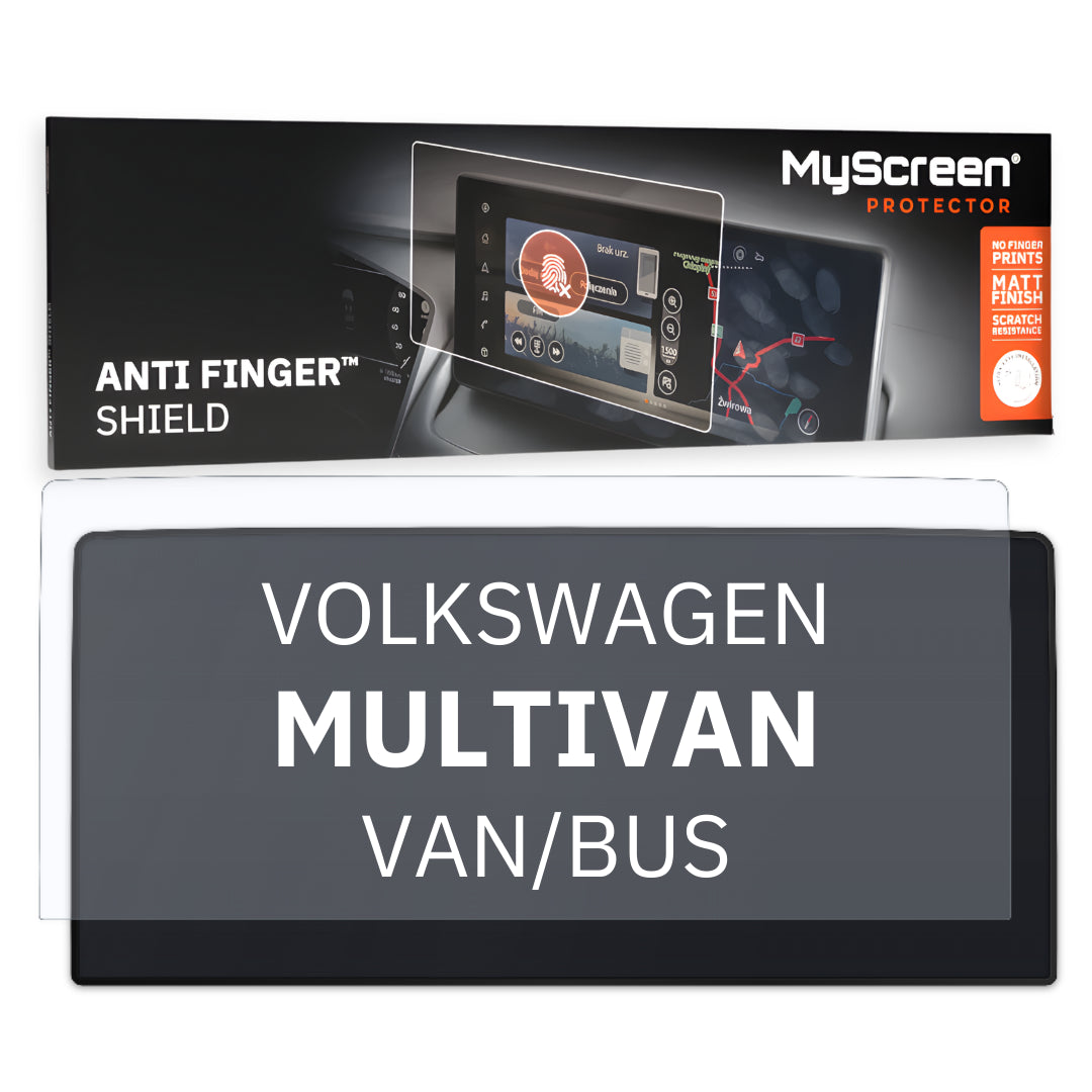 VOLKSWAGEN Multivan (Style) VAN/BUS 2021 / + FRONT CENTRE DASHBOARD 01 10"  - Matowa folia antyodciskowa MyScreen ANTI FINGER SH