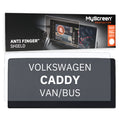 VOLKSWAGEN Caddy (Life) VAN/BUS 2023 / + FRONT CENTRE DASHBOARD 01 10"  - Matowa folia antyodciskowa MyScreen ANTI FINGER SHIELD