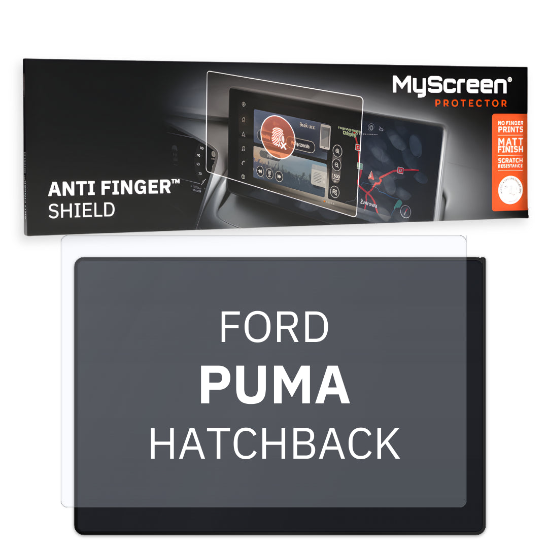 FORD Puma Gen-E (Premium) HATCHBACK 2024 / + FRONT CENTRE DASHBOARD 01 12"  - Matowa folia antyodciskowa MyScreen ANTI FINGER SH