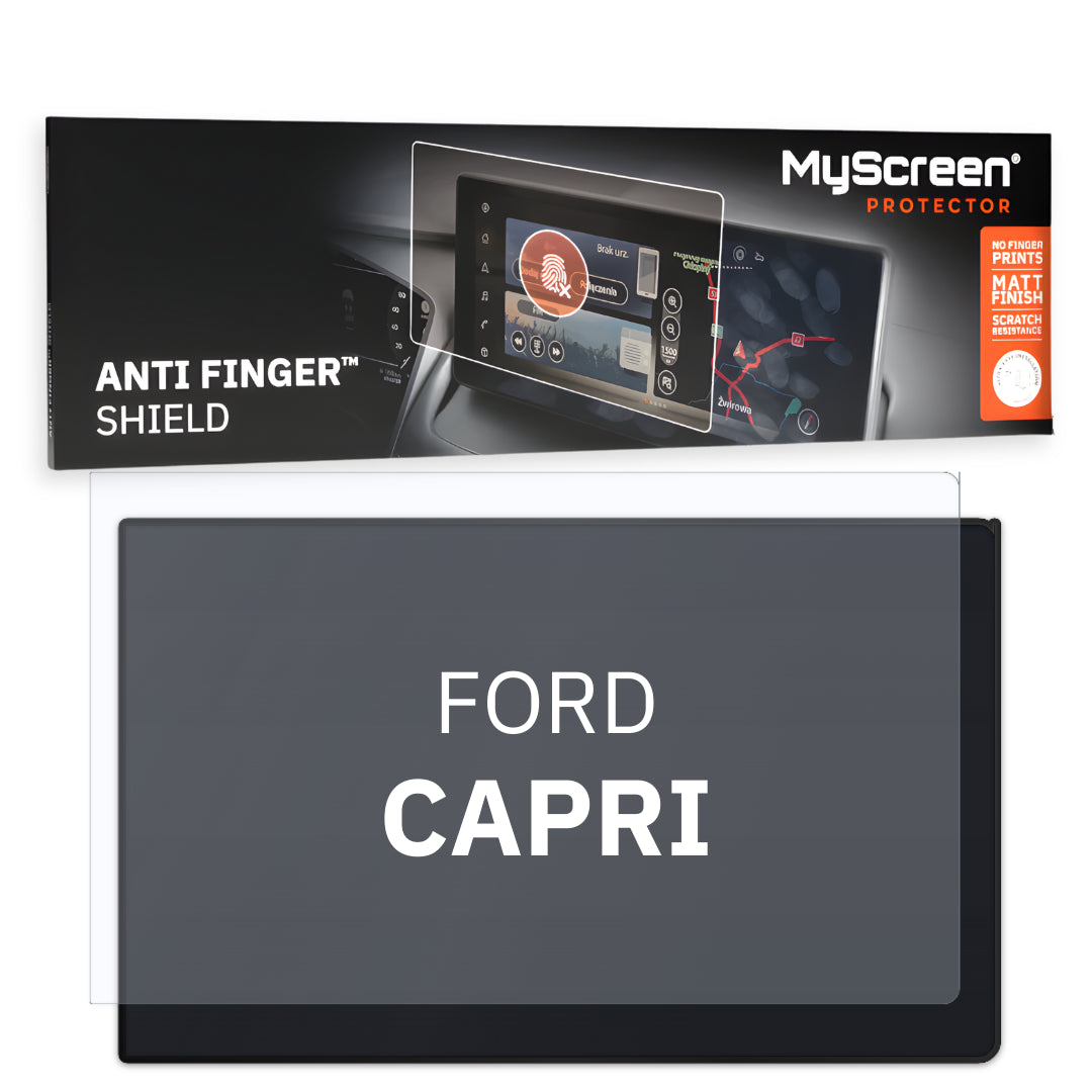 FORD Capri EV (Capri) ROADSTER 2024 / + FRONT CENTRE DASHBOARD 01 14.6" - Matowa folia antyodciskowa MyScreen ANTI FINGER SHIELD