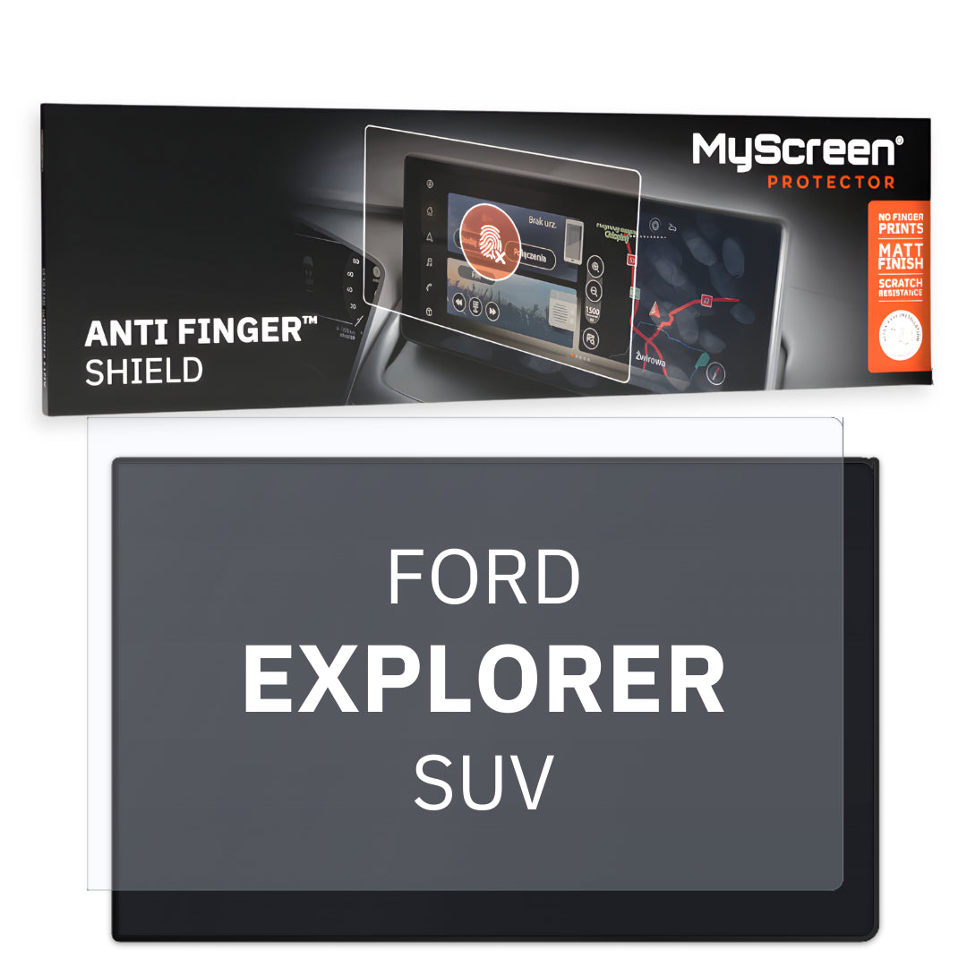 FORD Explorer (Style) SUV 2020 / + FRONT CENTRE DASHBOARD 01 14.6" - Matowa folia antyodciskowa MyScreen ANTI FINGER SHIELD