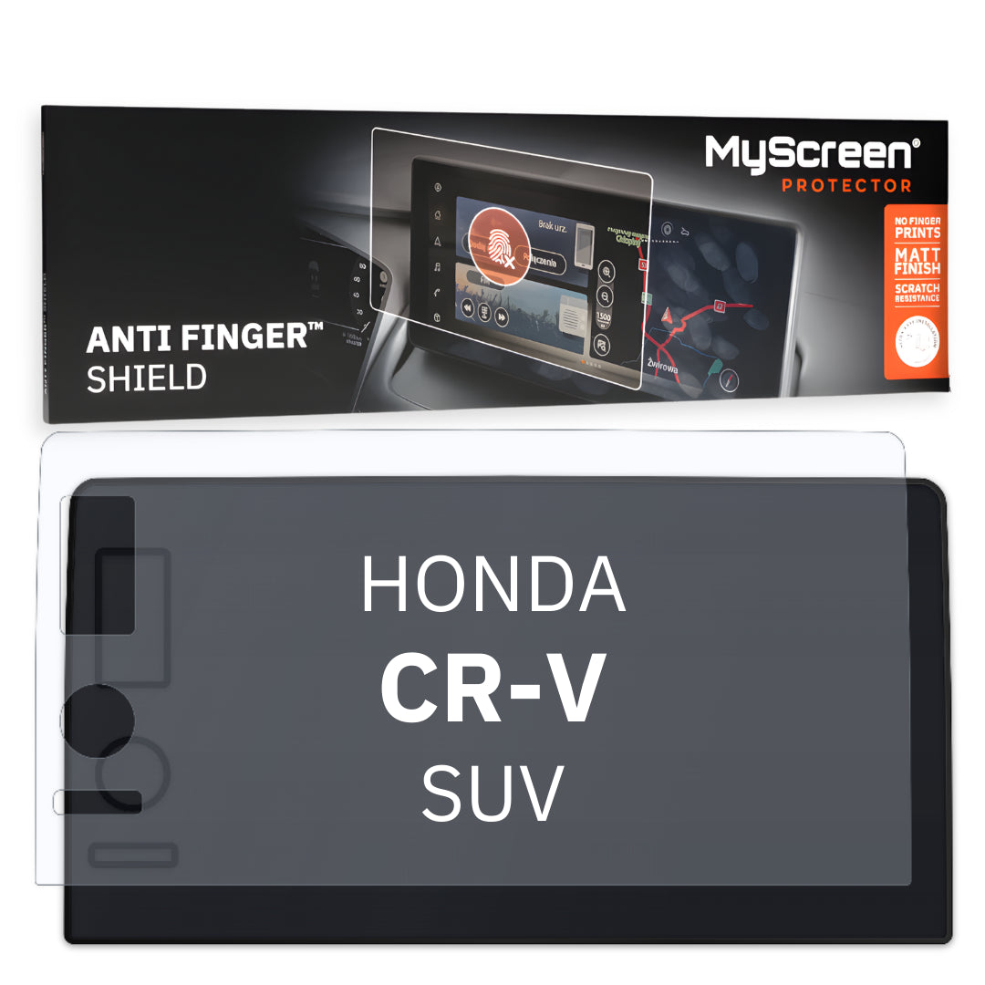 HONDA CR-V SUV 2023 / + FRONT CENTRE DASHBOARD 01 9" - Matowa folia antyodciskowa MyScreen ANTI FINGER SHIELD