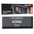 HYUNDAI KONA SUV 2023 / + FRONT CENTRE DASHBOARD 01 1z2 12,3" - Matowa folia antyodciskowa MyScreen ANTI FINGER SHIELD