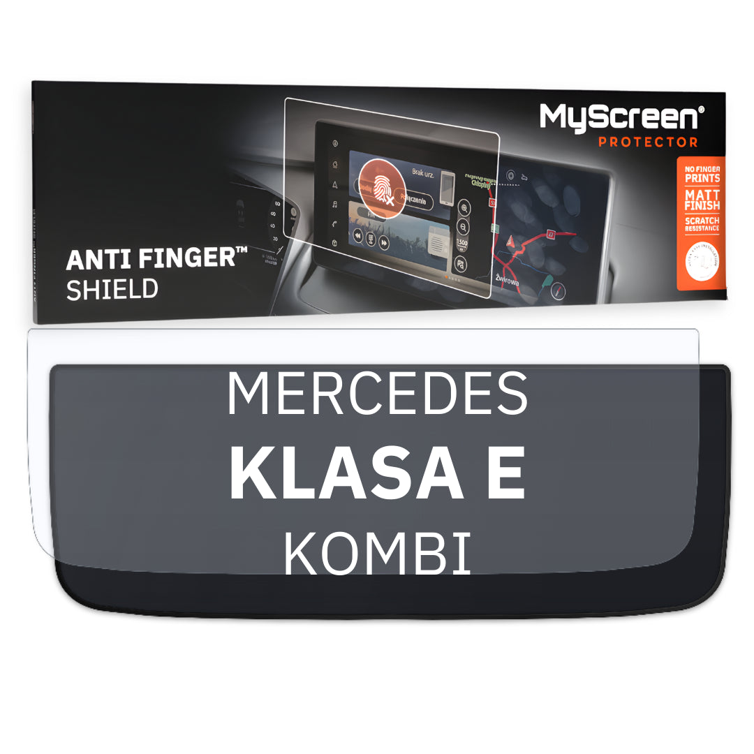 MERCEDES KLASA E KOMBI 2023 / + FRONT LEFT SPEEDOMETER * - Matowa folia antyodciskowa MyScreen ANTI FINGER SHIELD