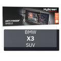 BMW X3 SUV 2014 / 2017 FRONT CENTRE DASHBOARD 01 8,8" - Matowa folia antyodciskowa MyScreen ANTI FINGER SHIELD
