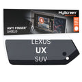 LEXUS UX SUV 2018 / 2022 FRONT CENTRE DASHBOARD 01 12,3" - Matowa folia antyodciskowa MyScreen ANTI FINGER SHIELD
