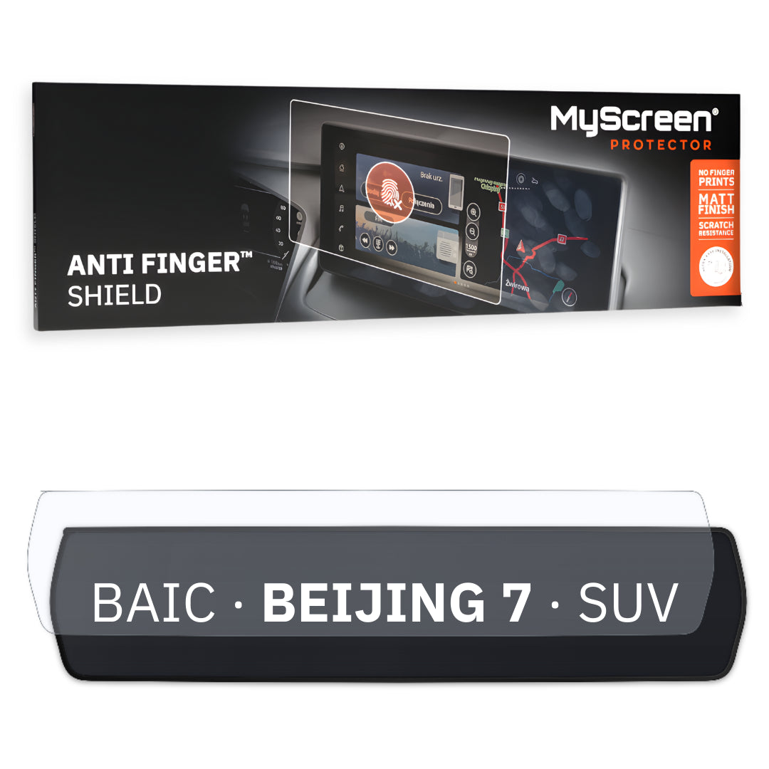 BAIC BEIJING 7 SUV 2023 / + FRONT CENTRE DASHBOARD 01 * - Matowa folia antyodciskowa MyScreen ANTI FINGER SHIELD