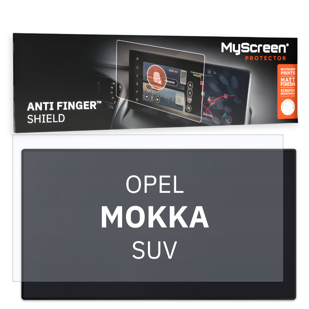 OPEL MOKKA II SUV 2024 / + FRONT CENTRE DASHBOARD 01 * - Matowa folia antyodciskowa MyScreen ANTI FINGER SHIELD