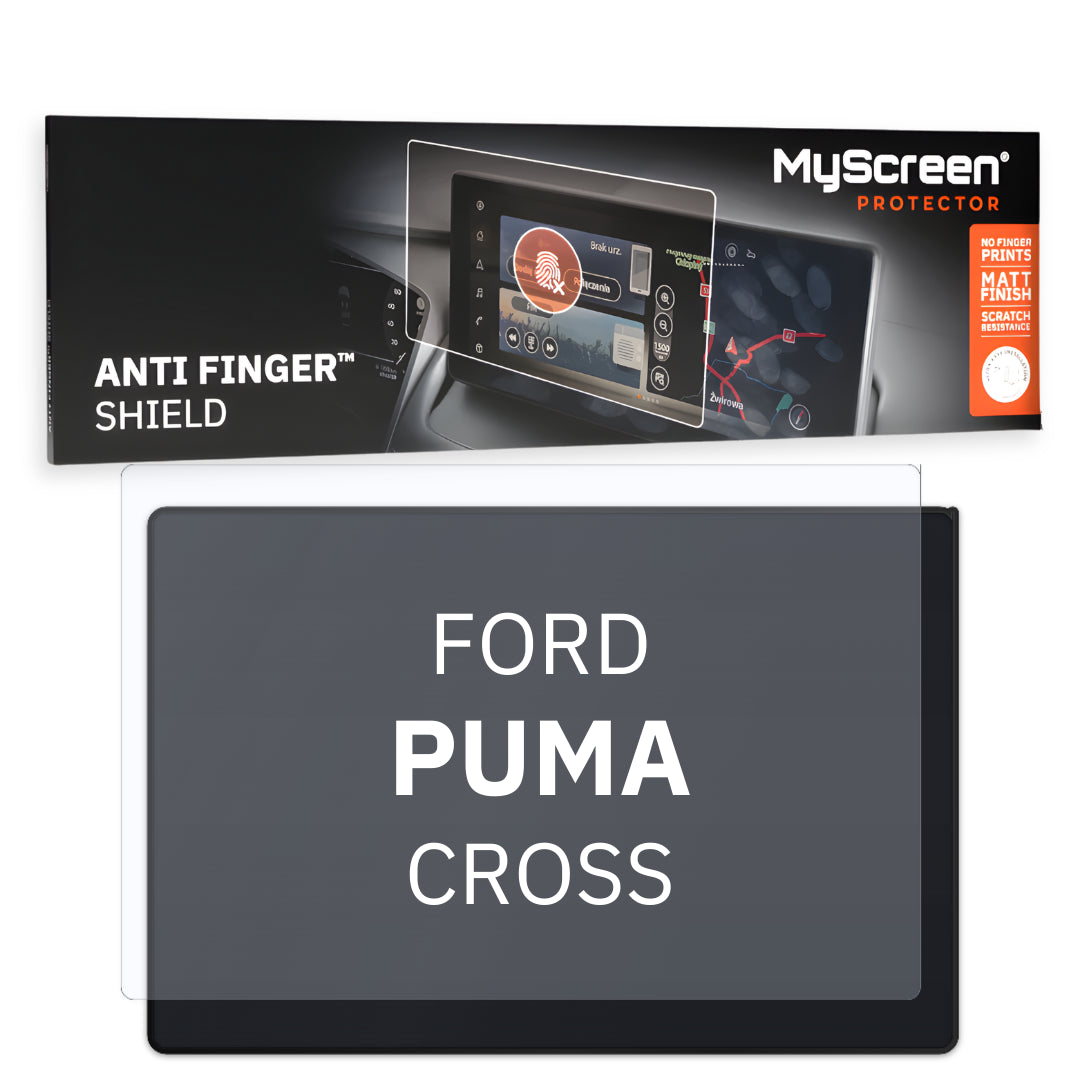 FORD PUMA CROSS 2024 / + FRONT CENTRE DASHBOARD 01 *  - Matowa folia antyodciskowa MyScreen ANTI FINGER SHIELD