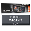 PORSCHE MACAN S SUV  /  FRONT CENTRE DASHBOARD 01 - Matowa folia antyodciskowa MyScreen ANTI FINGER SHIELD