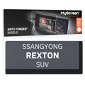 SSANGYONG REXTON SUV 2021 / + FRONT CENTRE DASHBOARD 01 * - Matowa folia antyodciskowa MyScreen ANTI FINGER SHIELD