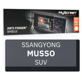 SSANGYONG MUSSO II SUV 2020 / + FRONT CENTRE DASHBOARD 01 * - Matowa folia antyodciskowa MyScreen ANTI FINGER SHIELD