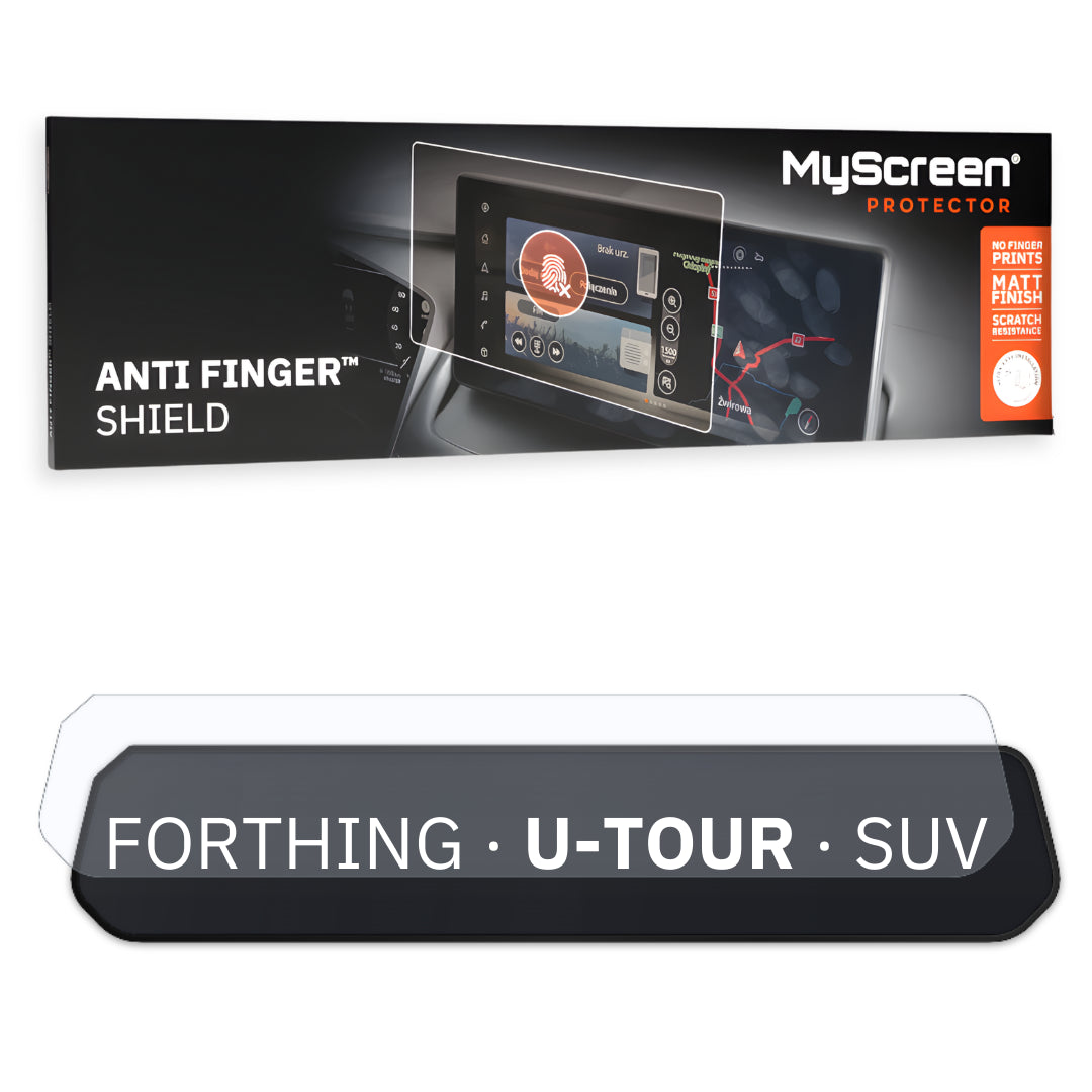 FORTHING U-TOUR SUV 2024 / + FRONT CENTRE DASHBOARD 01 * - Matowa folia antyodciskowa MyScreen ANTI FINGER SHIELD