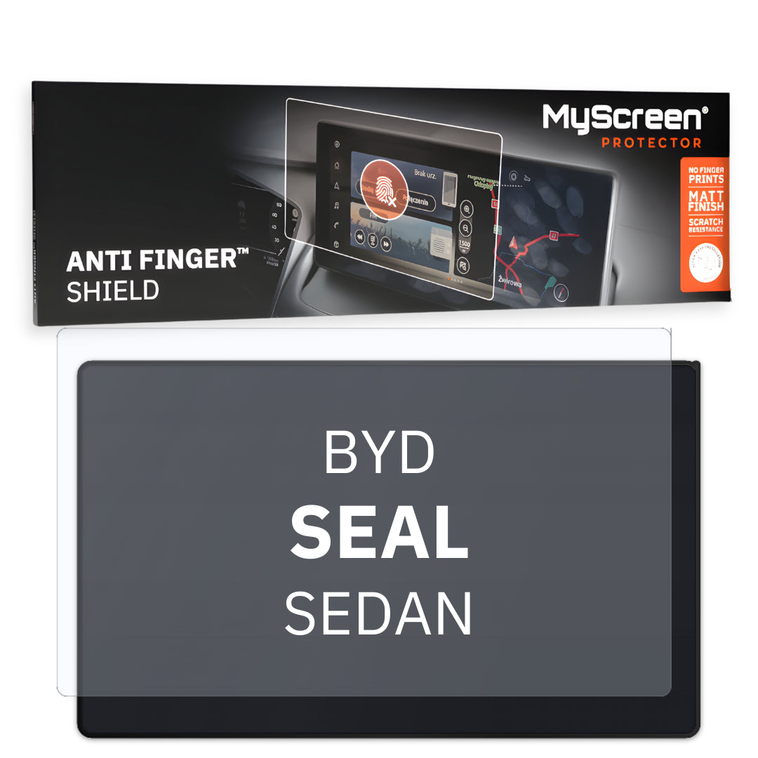 BYD SEAL SEDAN 2024 / + FRONT CENTRE DASHBOARD 01 * - Matowa folia antyodciskowa MyScreen ANTI FINGER SHIELD