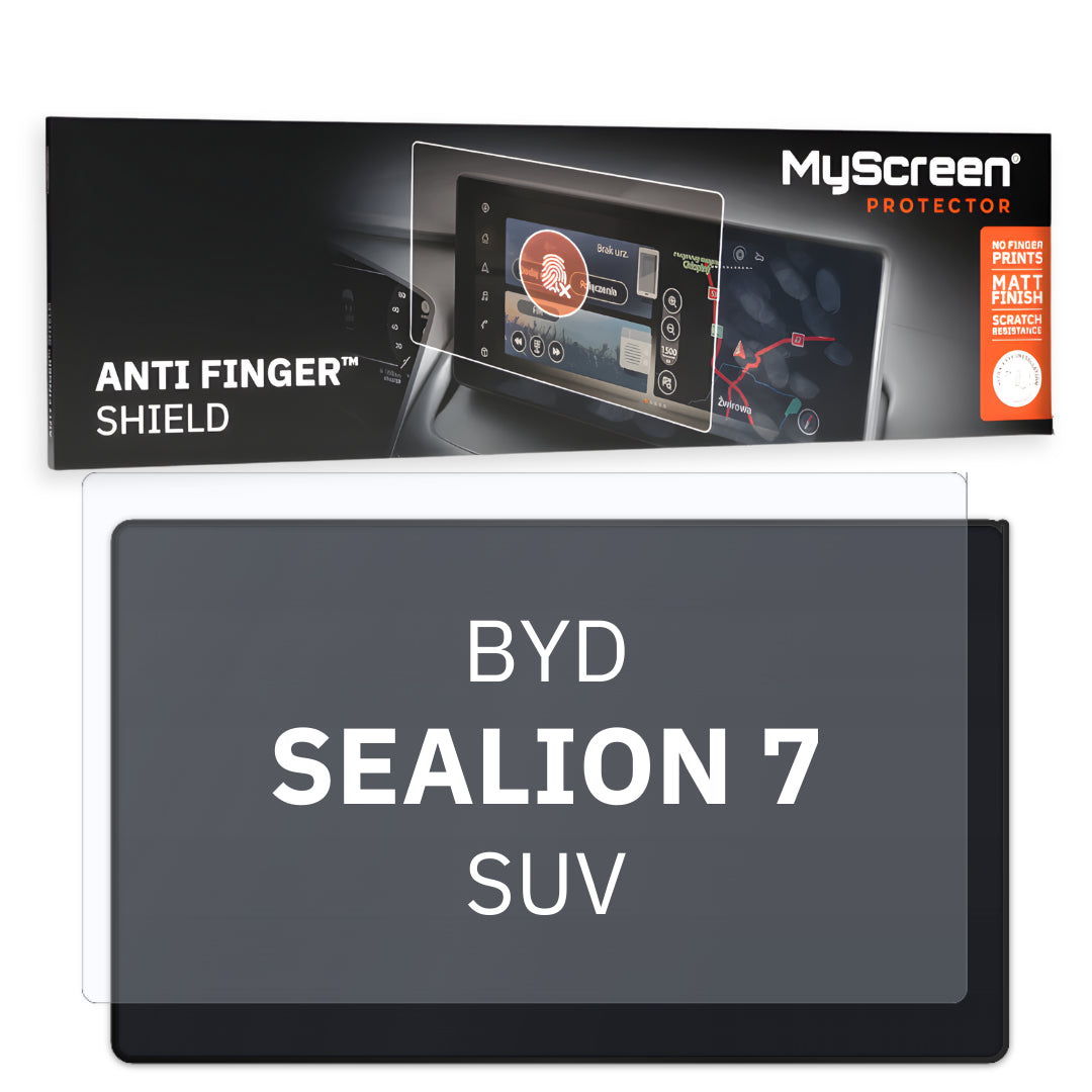 BYD SEALION 7 SUV 2025 / + FRONT CENTRE DASHBOARD 01 * - Matowa folia antyodciskowa MyScreen ANTI FINGER SHIELD