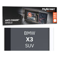 BMW X3 SUV 2021 / 2024 FRONT CENTRE DASHBOARD 01  - Matowa folia antyodciskowa MyScreen ANTI FINGER SHIELD