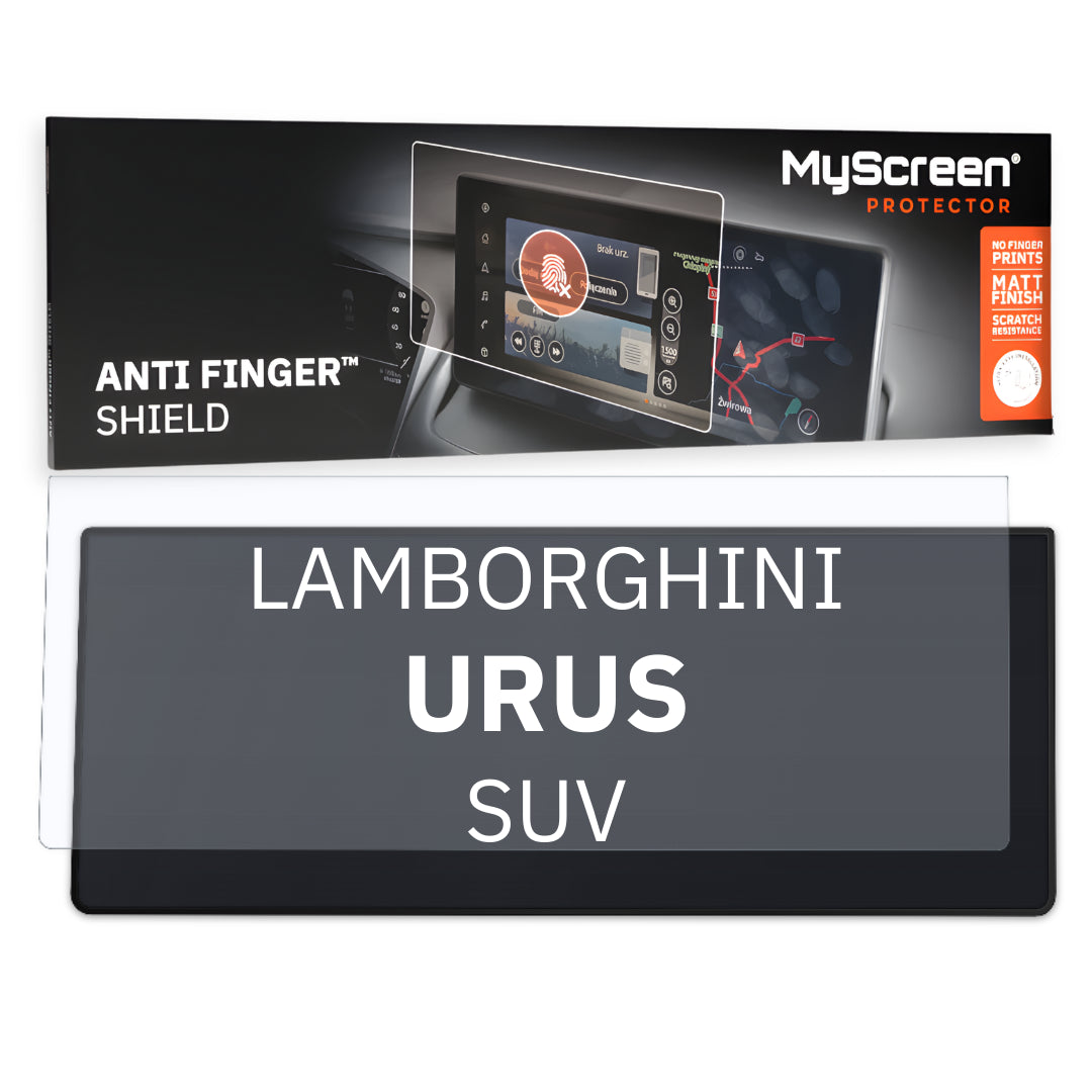 LAMBORGHINI URUS SUV 2022 / + FRONT CENTRE DASHBOARD 01 *  - Matowa folia antyodciskowa MyScreen ANTI FINGER SHIELD