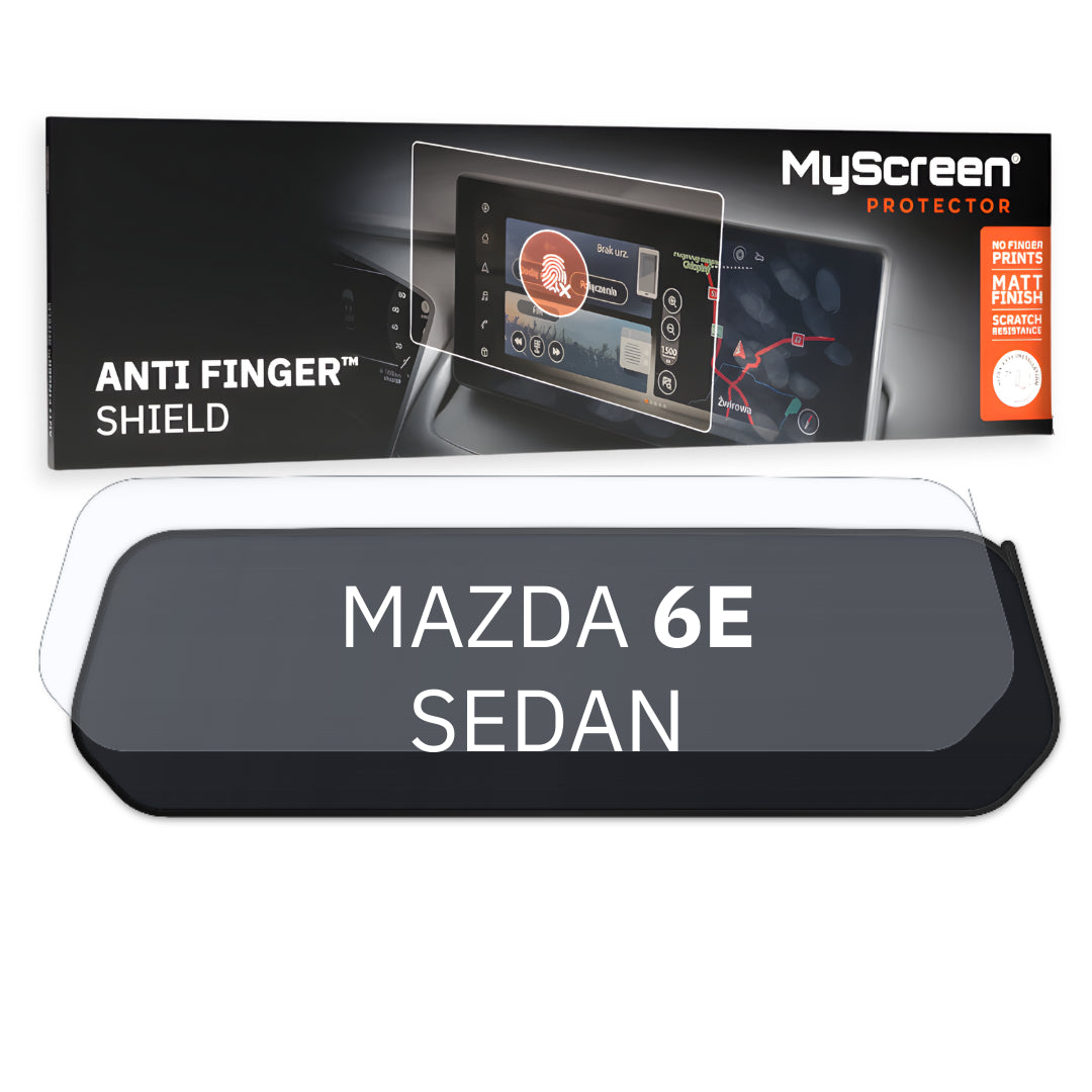 MAZDA 6E SEDAN 2025 / + FRONT CENTRE SPEEDOMETER *  - Matowa folia antyodciskowa MyScreen ANTI FINGER SHIELD